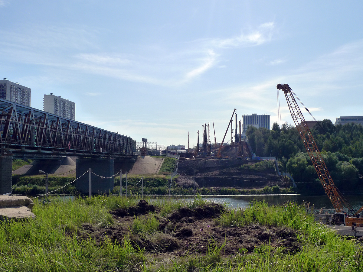 Сабуровский мост со стороны Курьяновской набережной
